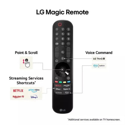 LG C4 65 inch OLED evo 4K HDR Smart TV