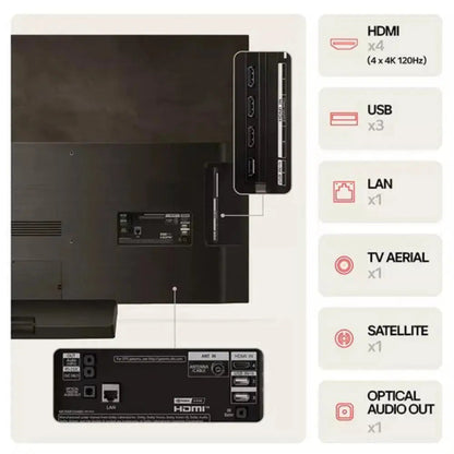 LG C4 65 inch OLED evo 4K HDR Smart TV