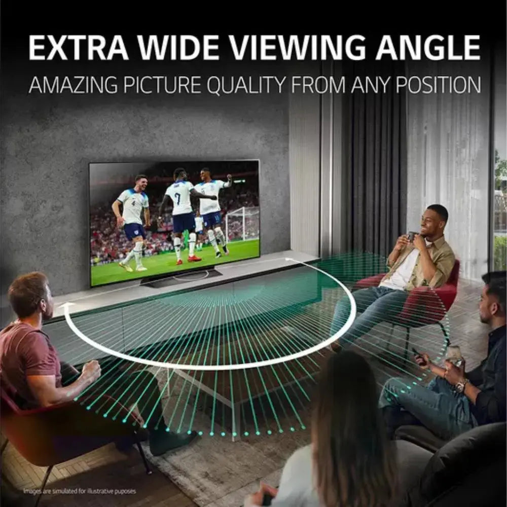 LG C4 65 inch OLED evo 4K HDR Smart TV