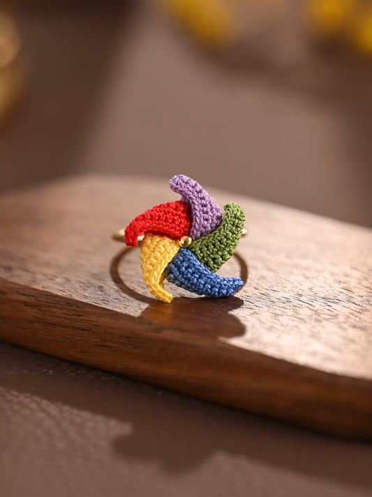Whimsical Micro Crochet Rings – Tiny Handmade Charms for Your Fingers