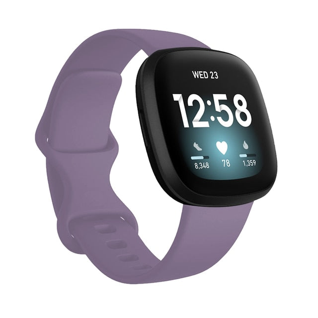 Fitbit Versa 3 Silicone Watch Strap