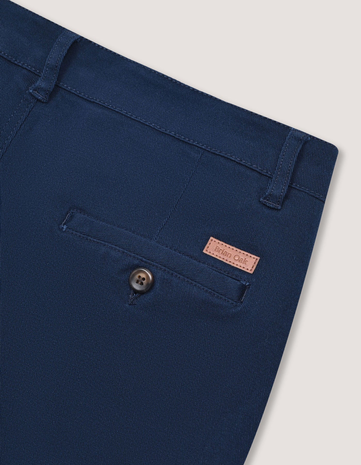 Short en jean ajusté bleu marine