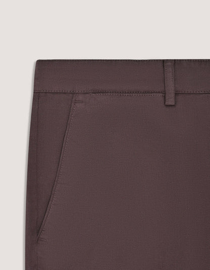 Comfort Fit Chocolate Denim Shorts