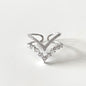 Ziva Double Wishbone Ring