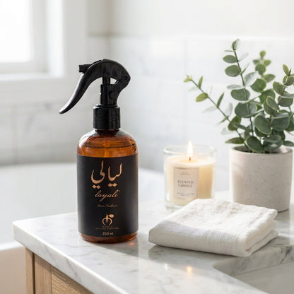 Marien Layali Fabric, Upholstery and Room Fragrance Spray | Floral & Fruity - 250ml
