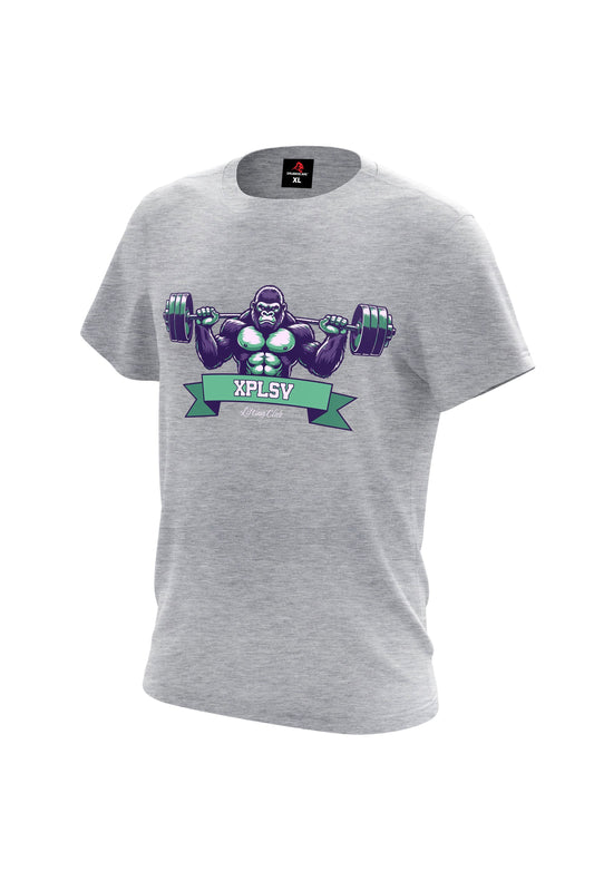 XAPE Lifting Club V3 Tee - Sports Grey