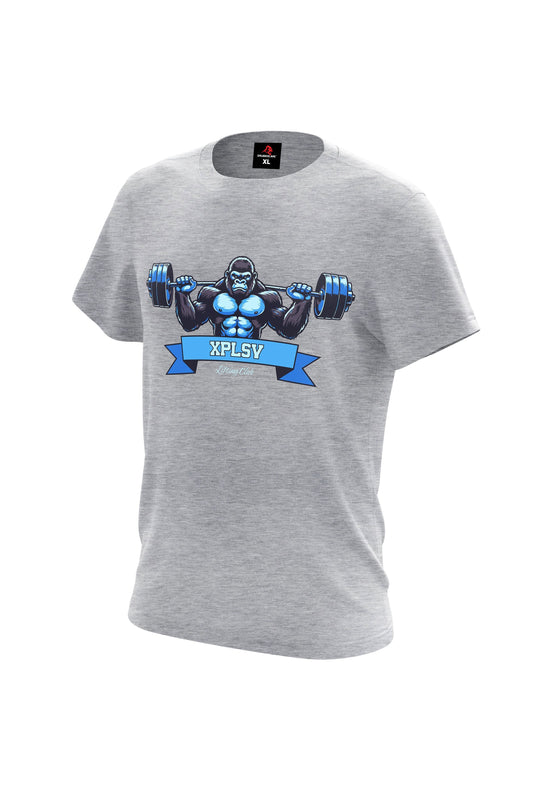 XAPE Lifting Club V4 Tee - Sports Grey