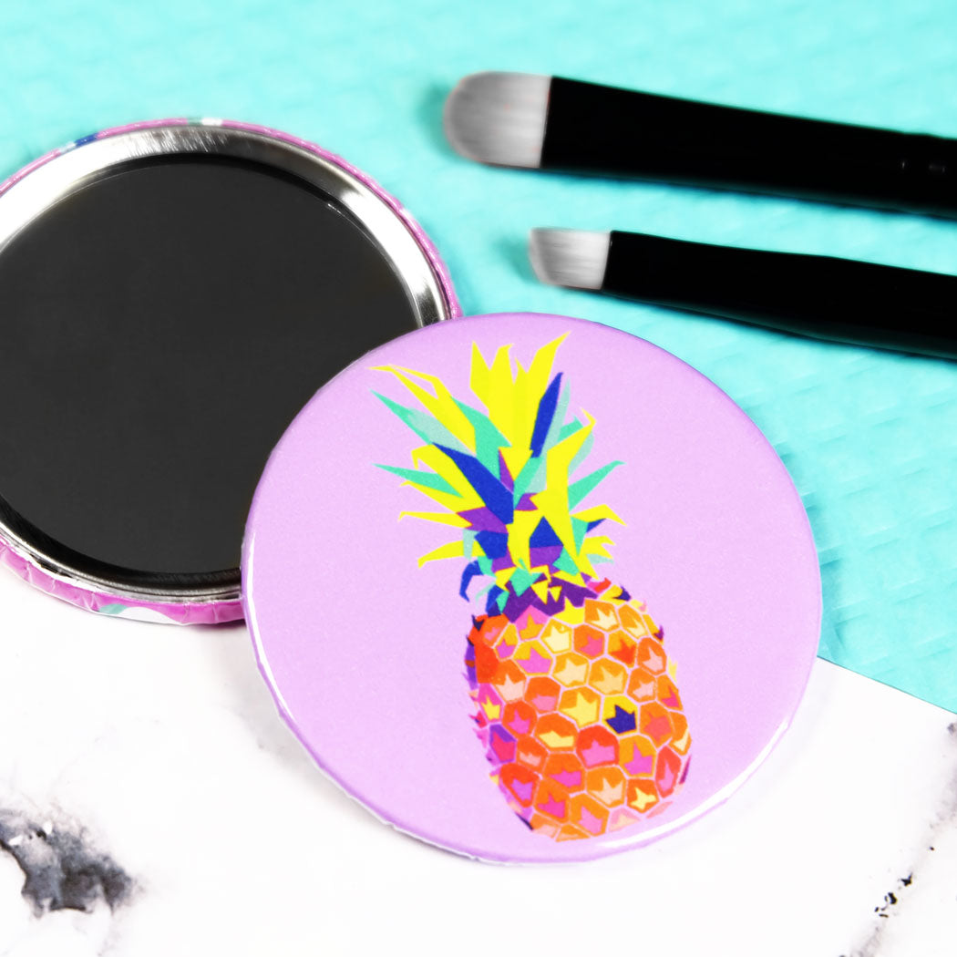 Pineapple Pocket Mirror/Badge/Bottle Opener