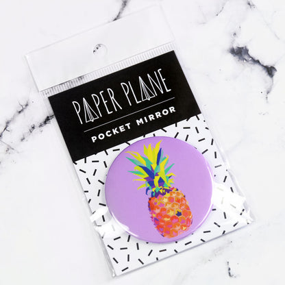 Pineapple Pocket Mirror/Badge/Bottle Opener