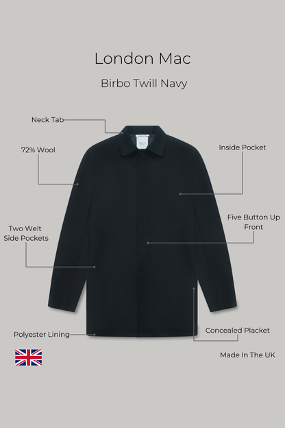 London Mac - Birbo Twill Navy