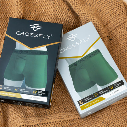 Caleçons de bain Lux pour hommes 4" – Olive/Noir