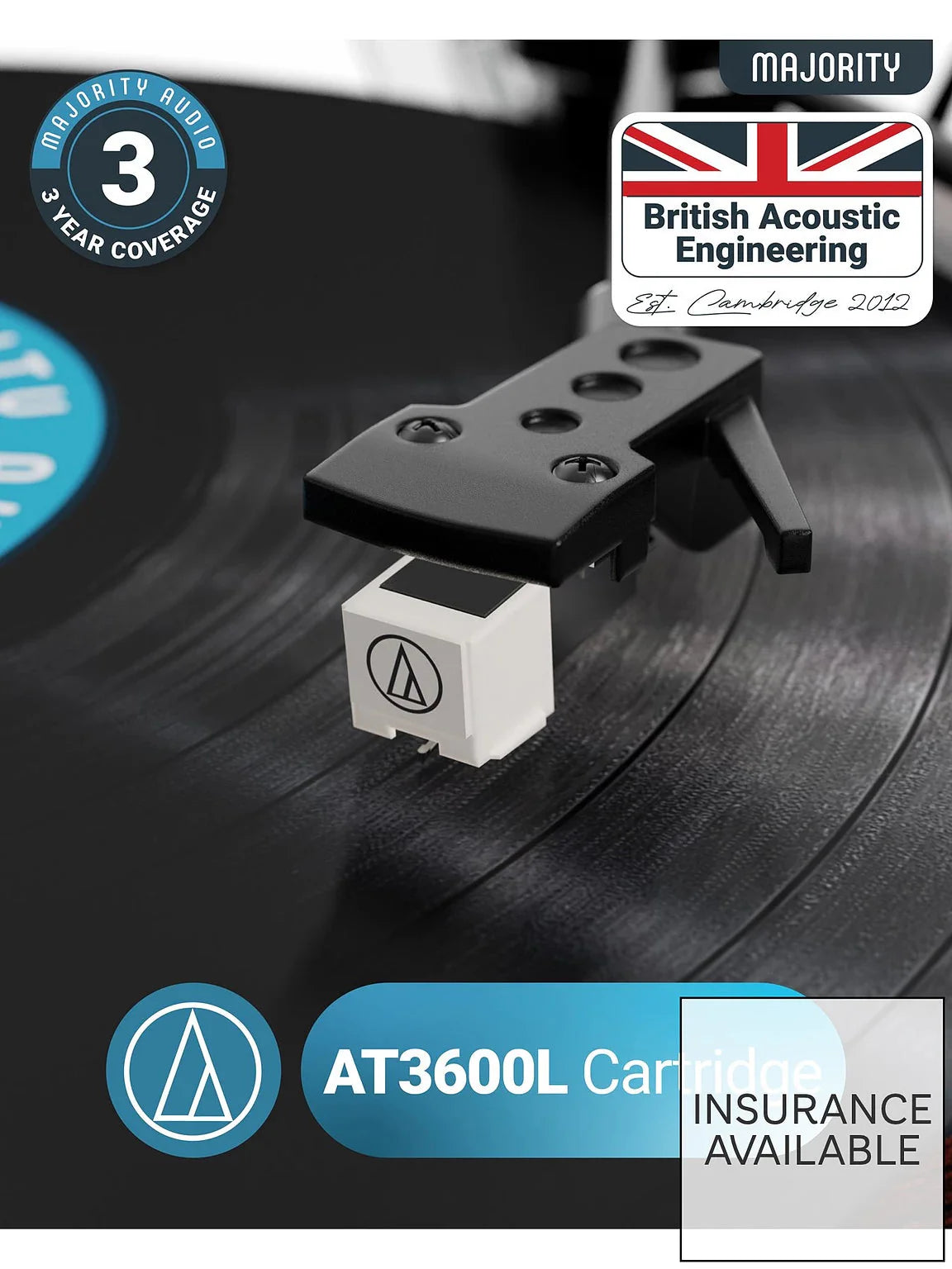 MAJORITY MOTO PLUS TURNTABLE UK