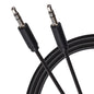 Maplin 3.5mm Aux Stereo 3-Pole Jack Plug to 3.5mm 3-Pole Jack Plug Cable - Black, 3m
