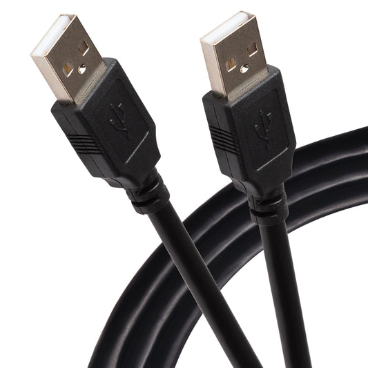 Câble USB-A 2.0 vers USB-A 2.0 Maplin - Noir