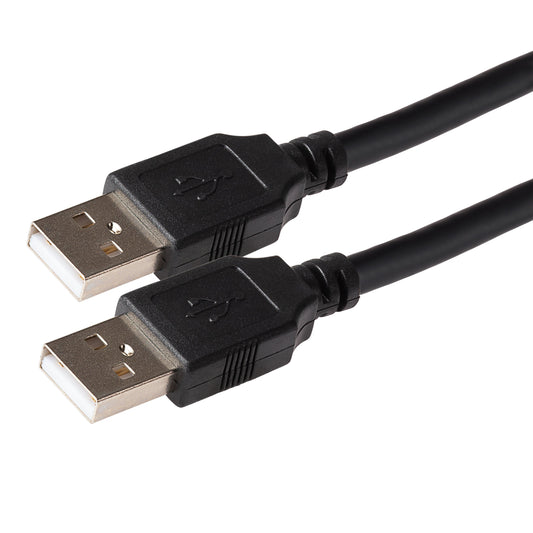 Câble USB-A 2.0 vers USB-A 2.0 Maplin - Noir