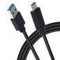 Maplin Pro USB-C to USB-A 3.1 Gen1 5Gbps Super Speed Cable - Black, 1m