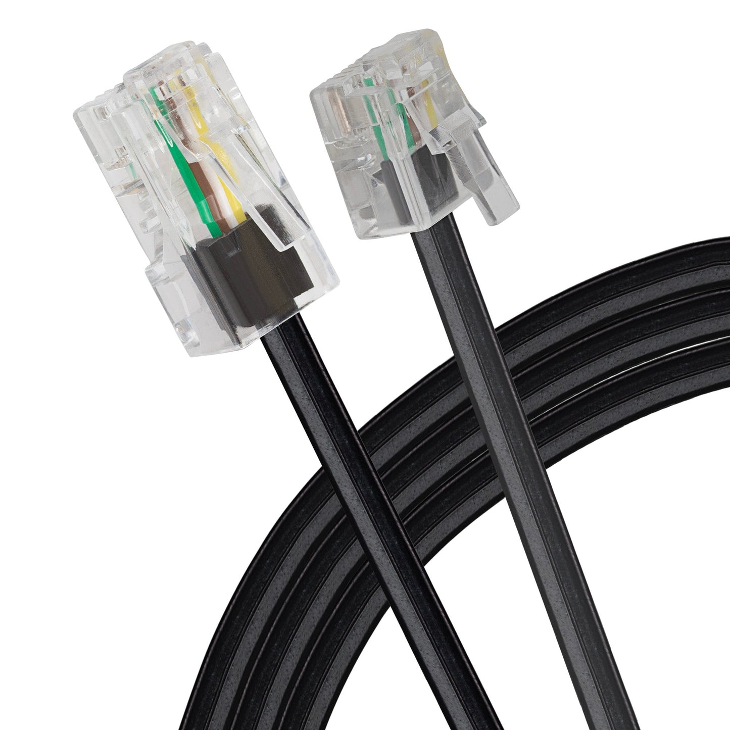 Câble téléphonique ADSL Maplin RJ11 vers RJ45 - Noir, 3 m