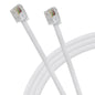 Maplin RJ11 to RJ11 6P4C Telephone Modem Lead - White, 5m