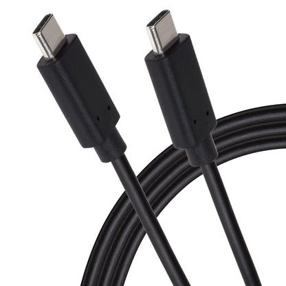 Maplin USB-C to USB-C 3.2 Gen2 100W 10Gbps Super Speed Cable - Black, 1m