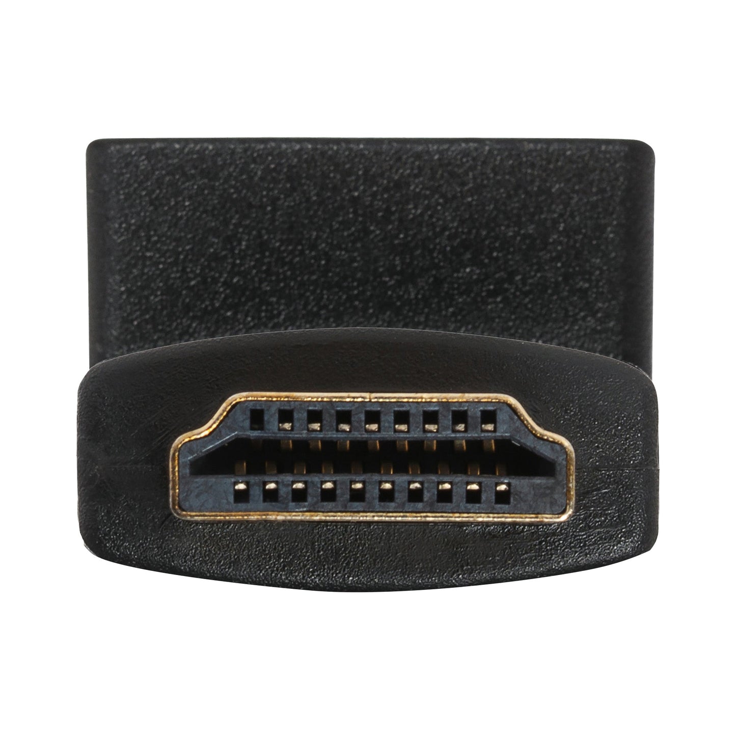 Maplin 90 Degree Fixed Angle HDMI Male to HDMI Female Adapter - Black