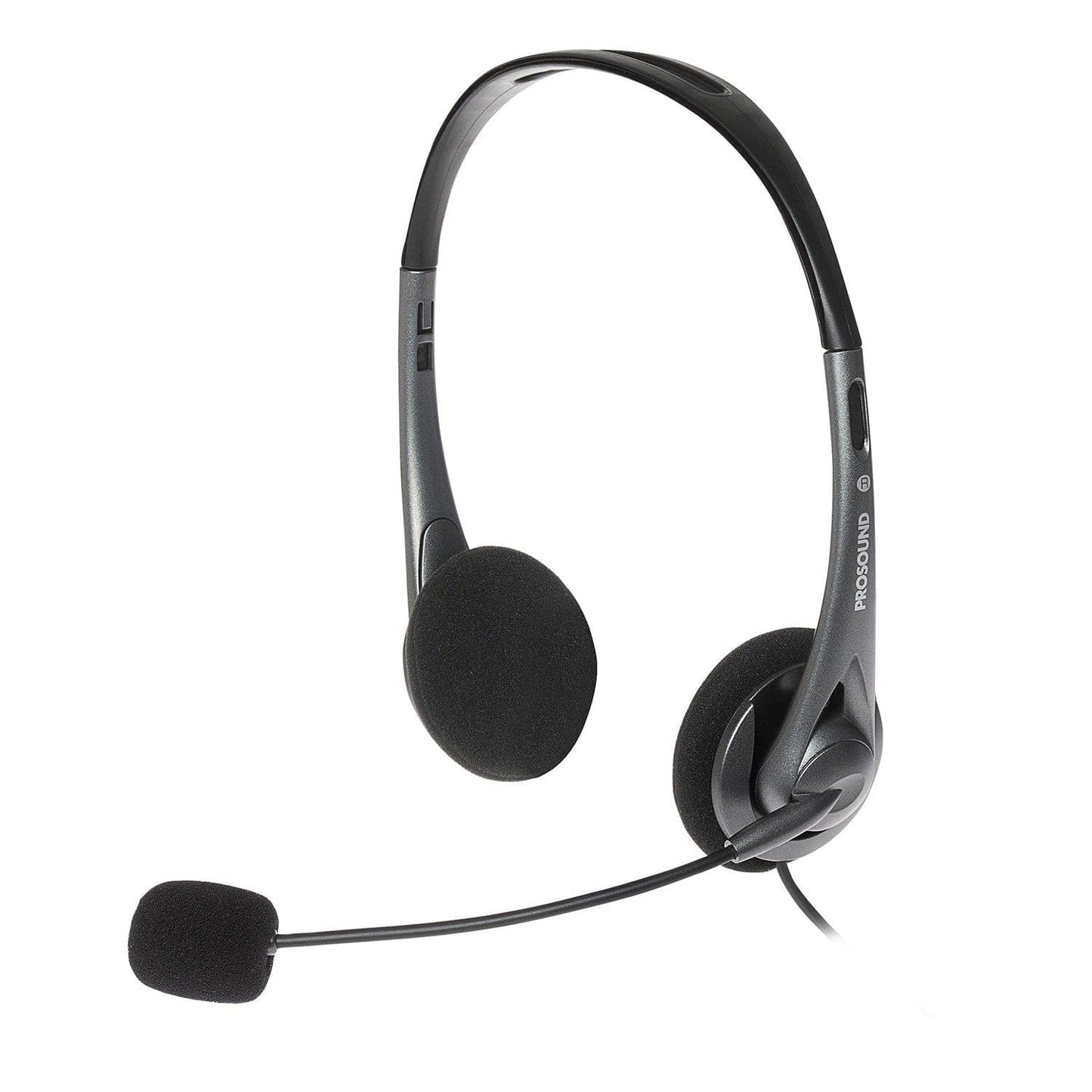 Casque stéréo ProSound USB-A avec microphone à condensateur électret sur tige et câble de 1,2 m