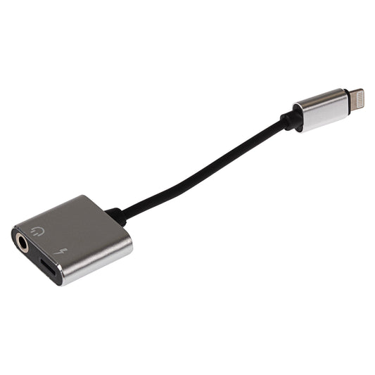 Lightning to 3.5mm Headphone Adapter with Charging Port