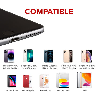 Lightning to 3.5mm Headphone Adapter with Charging Port