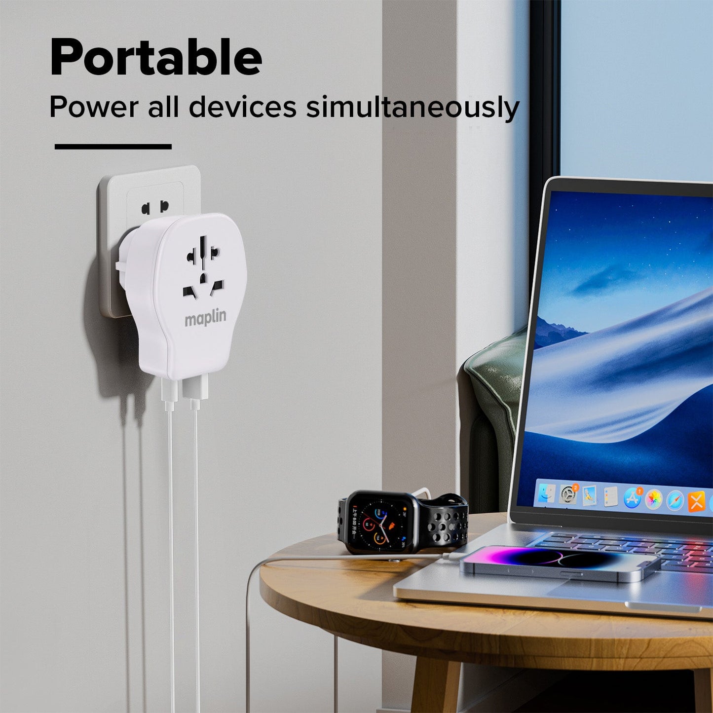 Maplin Worldwide Travel Adapter