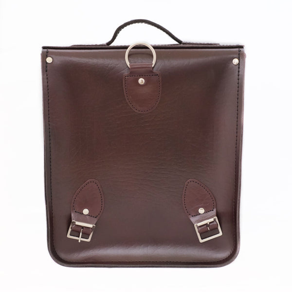 Sac à dos de ville en cuir fait main - Rouge Marsala Exécutif