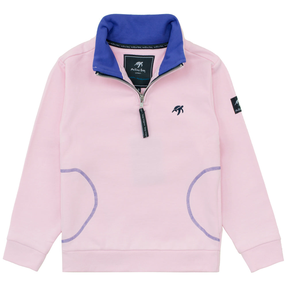 Sweat-shirt Côte Ouest enfant - Rose Glacé