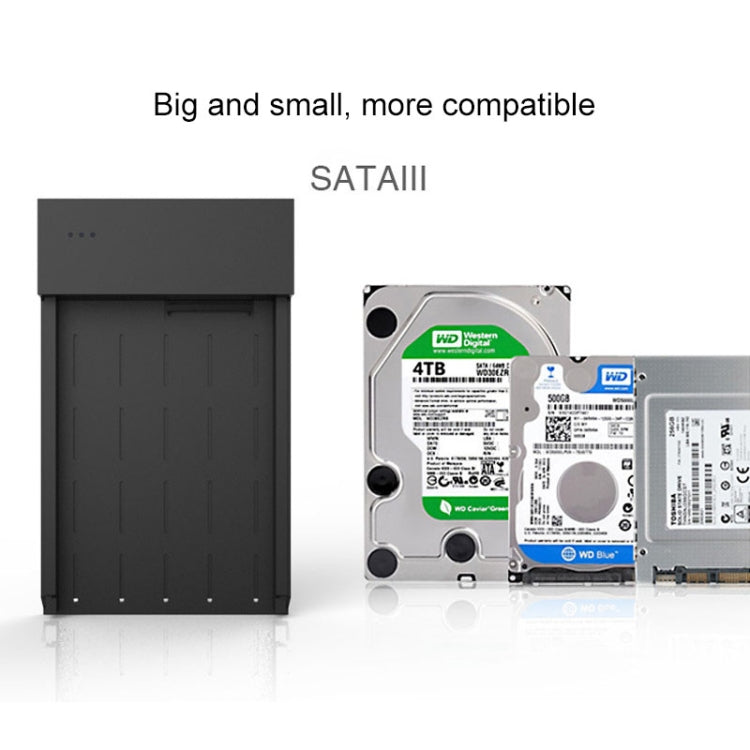 Blueendless 2.5 / 3.5 inch SSD USB 3.0 PC Computer External Solid State Mobile Hard Disk Box Hard Disk Drive (EU Plug)