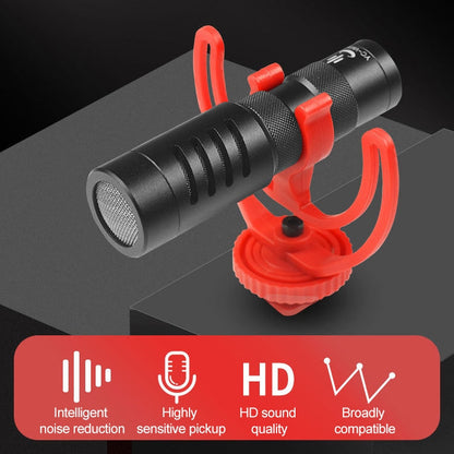Microphone portable réducteur de bruit à pointage YICHUANG YC-VM100, port 3,5 mm