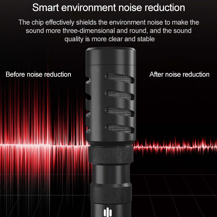 Microphone portable réducteur de bruit à pointage YICHUANG YC-VM100, port 3,5 mm