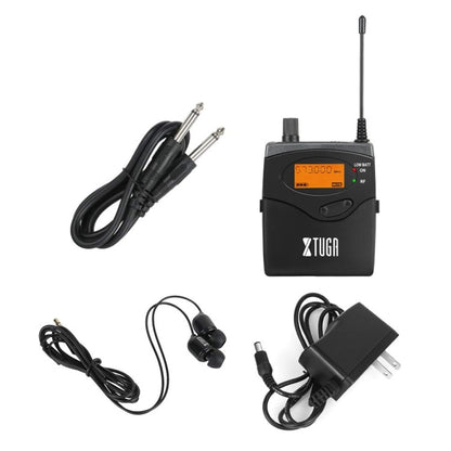 XTUGA RW2080 902-928MHz UHF Wireless Stage Singer In-Ear Monitor System Single BodyPack Receiver (Black)