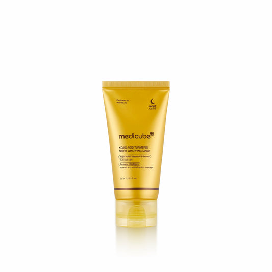 MEDICUBE Kojic Acid Turmeric Overnight Wrapping Peel Off Mask 75ml