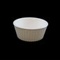 Fluted Melamine White Ramekin 118ml- Pack Of 12