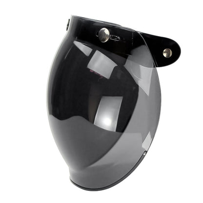 Visière Bulle pour Casque de Moto Soman, Visière de Casque Ouvert, Pare-Brise de Casque avec Cadre Transparent (Jaune)