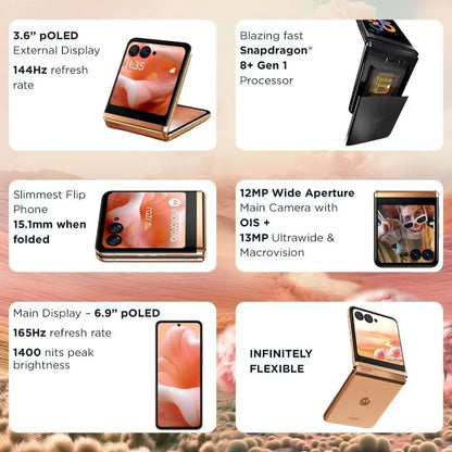 MOTOROLA RAZR40 ULTRA 256GB - PEACH