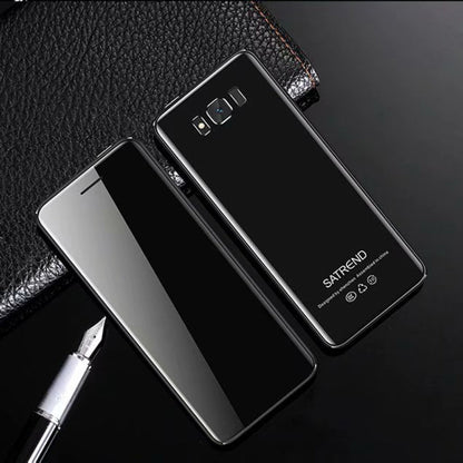Téléphone portable carte SATREND S10, écran tactile 2,4 pouces, MTK6261D, compatible Bluetooth, FM, GSM, double SIM (noir)