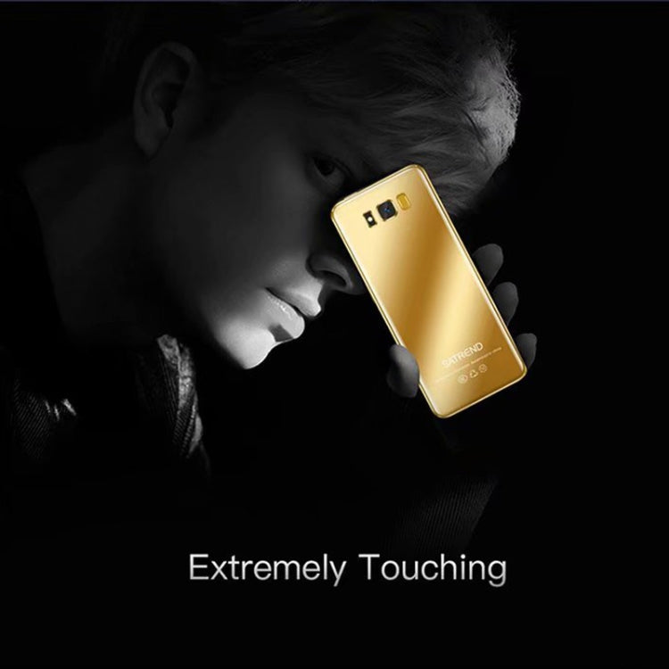 Téléphone portable carte SATREND S10, écran tactile 2,4 pouces, MTK6261D, compatible Bluetooth, FM, GSM, double SIM (noir)