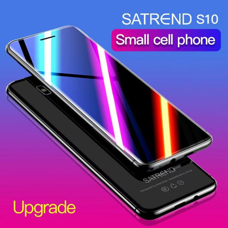 Téléphone portable carte SATREND S10, écran tactile 2,4 pouces, MTK6261D, compatible Bluetooth, FM, GSM, double SIM (noir)