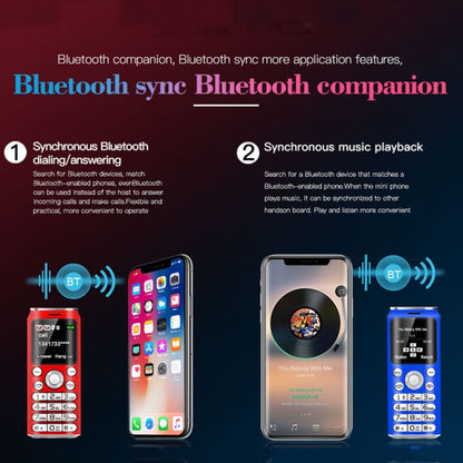 Téléphone portable Satrend K8 Mini, 1,0 pouce, écouteur Bluetooth mains libres, musique MP3, double SIM, réseau : 2G (blanc)