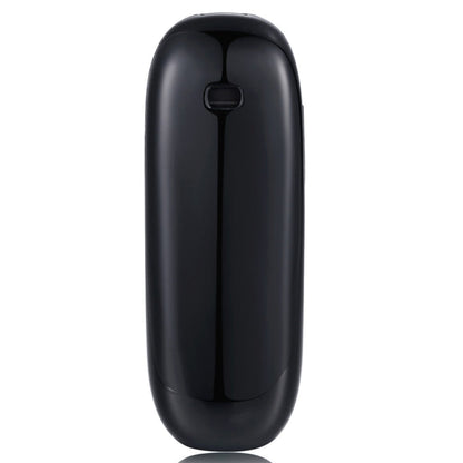 Téléphone portable AIEK KK1 Mini, clavier anglais, casque Bluetooth mains libres, MTK6261DA, anti-perte, carte SIM unique, réseau : 2G (noir)