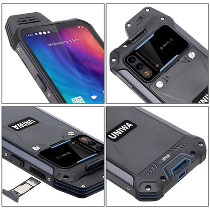 UNIWA W888 Standard Rugged Phone, 4GB+64GB, IP68 Waterproof Dustproof Shockproof, 5000mAh Battery, 6.3 inch Android 11 MTK6765 Helio P35 Octa Core up to 2.35GHz, Network: 4G, NFC, OTG(Black+Orange)