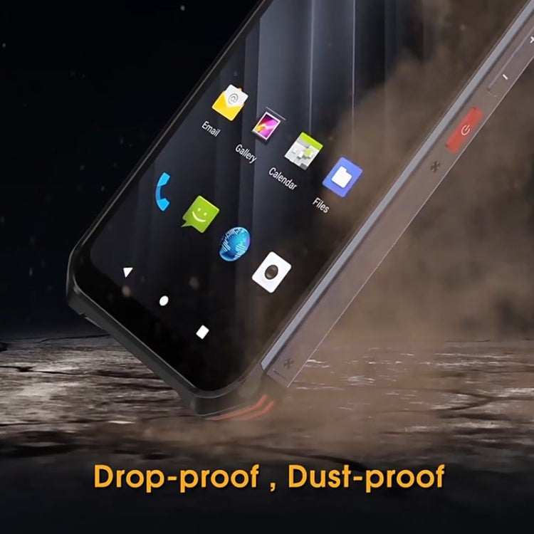 UNIWA W888 Standard Rugged Phone, 4GB+64GB, IP68 Waterproof Dustproof Shockproof, 5000mAh Battery, 6.3 inch Android 11 MTK6765 Helio P35 Octa Core up to 2.35GHz, Network: 4G, NFC, OTG(Black+Orange)