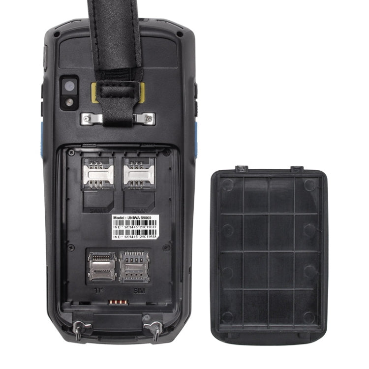 UNIWA S9000 Scanner Terminal Rugged Phone, 2GB+16GB, Waterproof Dustproof Shockproof, 4800mAh Battery, 5.0 inch Android 9.0 MTK6761 Quad Core up to 2.0GHz, Network: 4G(Black)