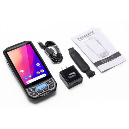 UNIWA S9000 Scanner Terminal Rugged Phone, 2GB+16GB, Waterproof Dustproof Shockproof, 4800mAh Battery, 5.0 inch Android 9.0 MTK6761 Quad Core up to 2.0GHz, Network: 4G(Black)
