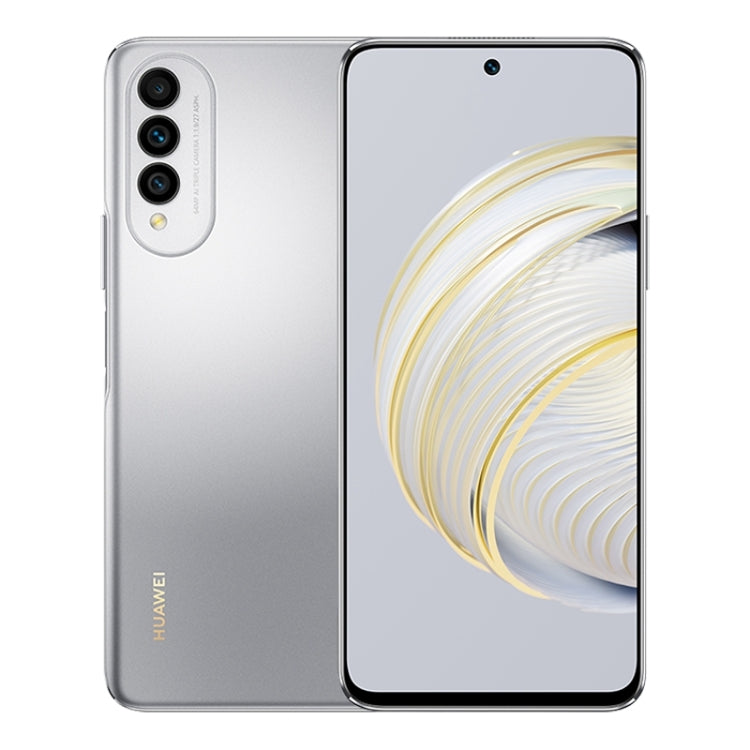 HUAWEI nova 10z 128 Go CHA-AL80, appareils photo 64 MP, version chinoise, triple caméra arrière, identification d'empreintes digitales latérales, 6,6 pouces HarmonyOS 2.0 Octa Core, réseau : 4G, OTG, ne prend pas en charge Google Play (argent)