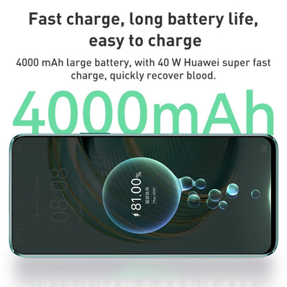 HUAWEI nova 10z 128 Go CHA-AL80, appareils photo 64 MP, version chinoise, triple caméra arrière, identification d'empreintes digitales latérales, 6,6 pouces HarmonyOS 2.0 Octa Core, réseau : 4G, OTG, ne prend pas en charge Google Play (argent)