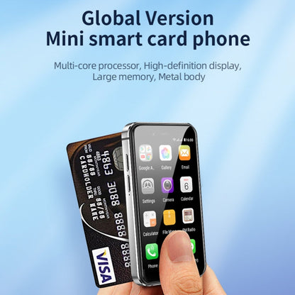 SOYES i14 Mini Smart Card Phone, 2GB+32GB, 3.0 inch Android 8.1 MTK6580 Quad Core 1.3GHz, Network: 3G, Dual SIM, Global Version with Google Play(White)